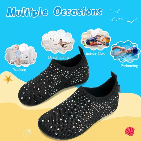 WateLves Kids Water Shoes Girls Boys Toddler Indoor House Slippers Barefoot Non-Slip First Walking Home Socks Shoes