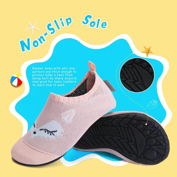 WateLves Kids Water Shoes Girls Boys Toddler Indoor House Slippers Barefoot Non-Slip First Walking Home Socks Shoes