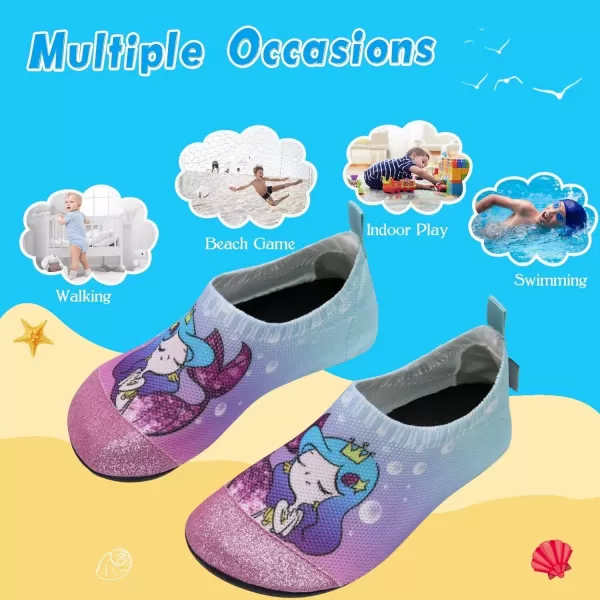 WateLves Kids Water Shoes Girls Boys Toddler Indoor House Slippers Barefoot Non-Slip First Walking Home Socks Shoes