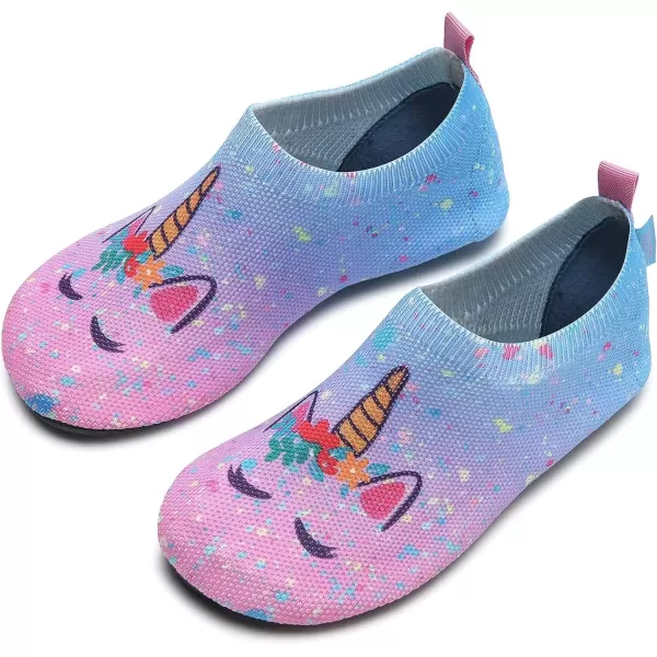 WateLves Kids Water Shoes Girls Boys Toddler Indoor House Slippers Barefoot Non-Slip First Walking Home Socks Shoes