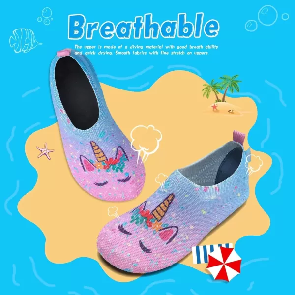 WateLves Kids Water Shoes Girls Boys Toddler Indoor House Slippers Barefoot Non-Slip First Walking Home Socks Shoes