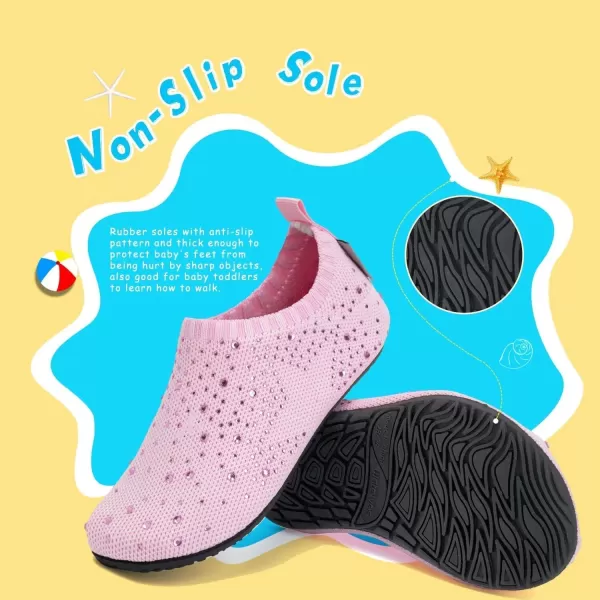 WateLves Kids Water Shoes Girls Boys Toddler Indoor House Slippers Barefoot Non-Slip First Walking Home Socks Shoes
