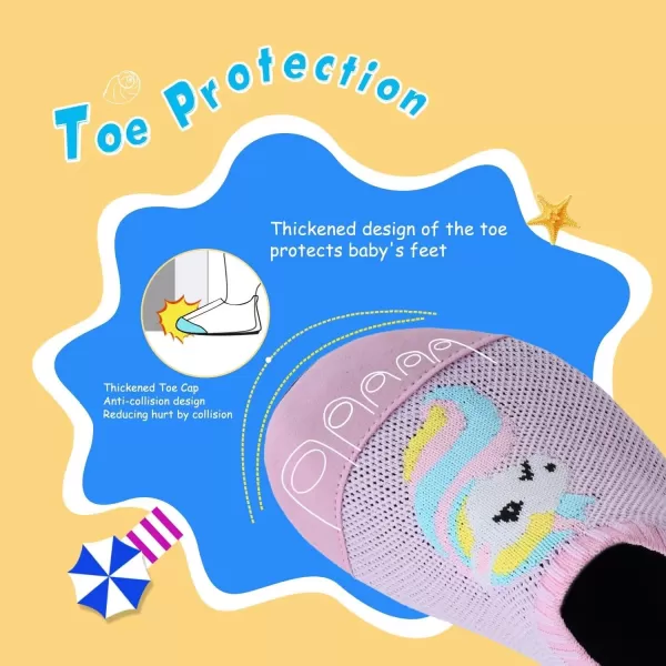 WateLves Kids Water Shoes Girls Boys Toddler Indoor House Slippers Barefoot Non-Slip First Walking Home Socks Shoes