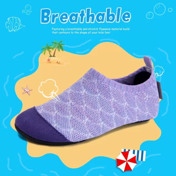 WateLves Kids Water Shoes Girls Boys Toddler Indoor House Slippers Barefoot Non-Slip First Walking Home Socks Shoes