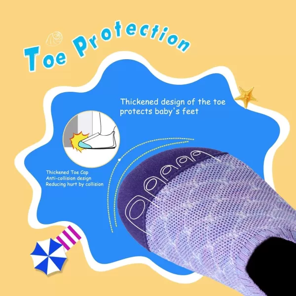 WateLves Kids Water Shoes Girls Boys Toddler Indoor House Slippers Barefoot Non-Slip First Walking Home Socks Shoes
