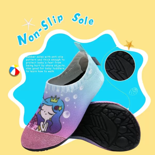 WateLves Kids Water Shoes Girls Boys Toddler Indoor House Slippers Barefoot Non-Slip First Walking Home Socks Shoes