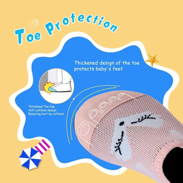 WateLves Kids Water Shoes Girls Boys Toddler Indoor House Slippers Barefoot Non-Slip First Walking Home Socks Shoes