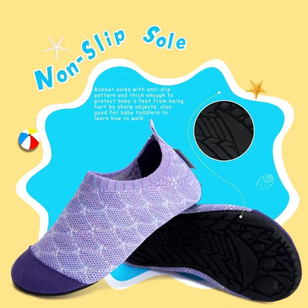 WateLves Kids Water Shoes Girls Boys Toddler Indoor House Slippers Barefoot Non-Slip First Walking Home Socks Shoes