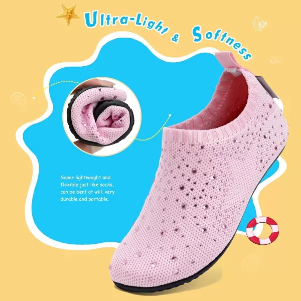 WateLves Kids Water Shoes Girls Boys Toddler Indoor House Slippers Barefoot Non-Slip First Walking Home Socks Shoes