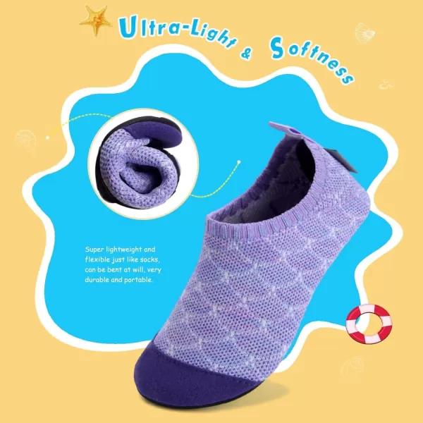 WateLves Kids Water Shoes Girls Boys Toddler Indoor House Slippers Barefoot Non-Slip First Walking Home Socks Shoes