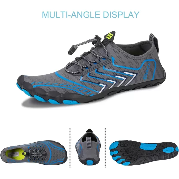 WateLves Water Shoes for Men Women Barefoot Quick-Dry Aqua Sock Outdoor Athletic Sport Shoes Kayaking Boating Hiking Surfing Walking