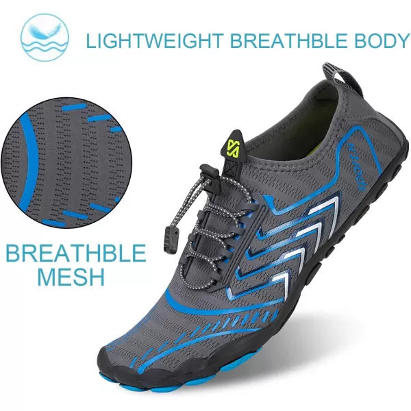 WateLves Water Shoes for Men Women Barefoot Quick-Dry Aqua Sock Outdoor Athletic Sport Shoes Kayaking Boating Hiking Surfing Walking