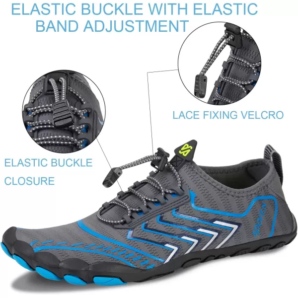 WateLves Water Shoes for Men Women Barefoot Quick-Dry Aqua Sock Outdoor Athletic Sport Shoes Kayaking Boating Hiking Surfing Walking