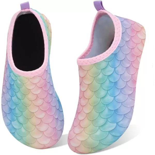Kids Water Shoes Girls Boys Toddler Non-Slip Quick Dry Aqua Socks for Beach Swim Walking