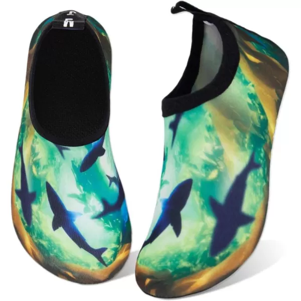 Kids Water Shoes Girls Boys Toddler Non-Slip Quick Dry Aqua Socks for Beach Swim Walking