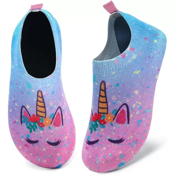 WateLves Kids Water Shoes Girls Boys Toddler Indoor House Slippers Barefoot Non-Slip First Walking Home Socks Shoes