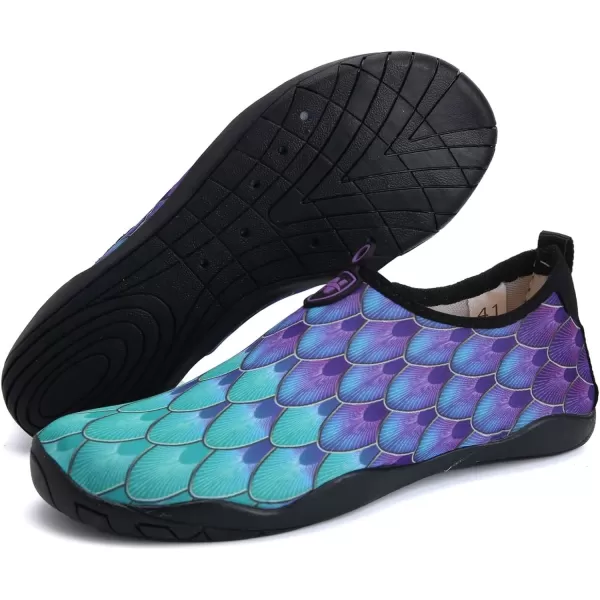 WateLves Water Shoes Mens Womens Slip-on Barefoot Beach Swim Shoes Quick-Dry Aqua Socks for Pool Surf Yoga Water Aerobics