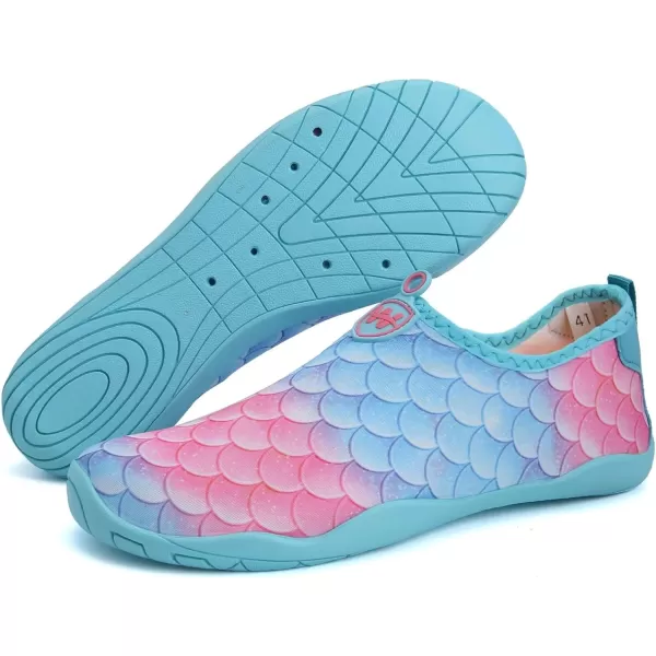 WateLves Water Shoes Mens Womens Slip-on Barefoot Beach Swim Shoes Quick-Dry Aqua Socks for Pool Surf Yoga Water Aerobics