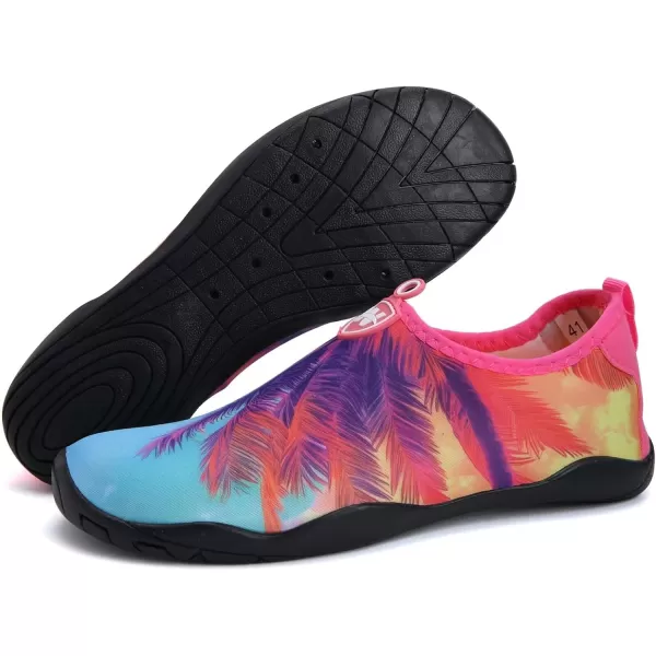 WateLves Water Shoes Mens Womens Slip-on Barefoot Beach Swim Shoes Quick-Dry Aqua Socks for Pool Surf Yoga Water Aerobics