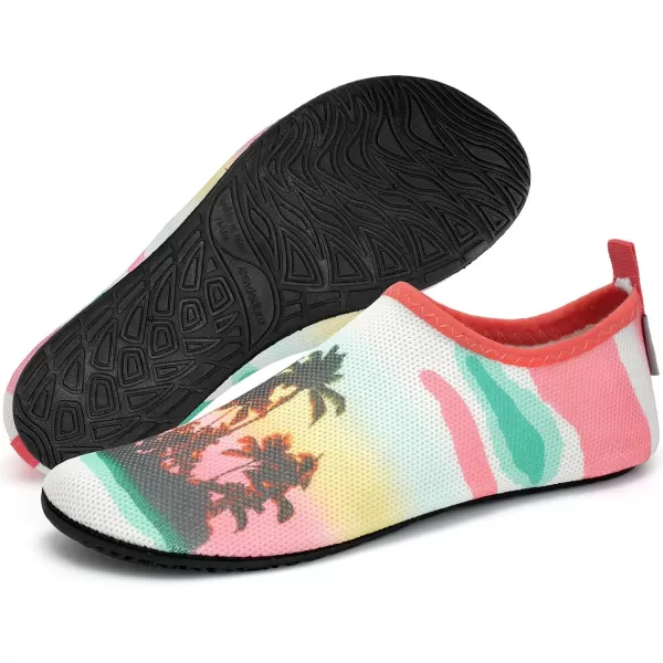 WateLves Water Shoes for Womens Mens Barefoot Quick-Dry Aqua Socks Adult Indoor House Slippers Non Slip Home Socks Shoes