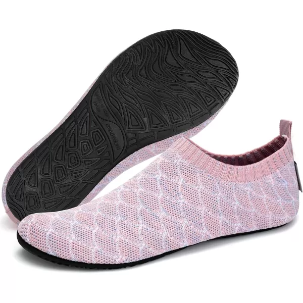 WateLves Water Shoes for Womens Mens Barefoot Quick-Dry Aqua Socks Adult Indoor House Slippers Non Slip Home Socks Shoes