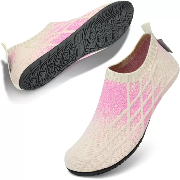 WateLves Water Shoes for Womens Mens Barefoot Quick-Dry Aqua Socks Adult Indoor House Slippers Non Slip Home Socks Shoes