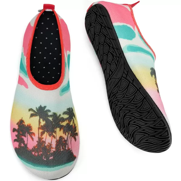 WateLves Water Shoes for Womens Mens Barefoot Quick-Dry Aqua Socks Adult Indoor House Slippers Non Slip Home Socks Shoes