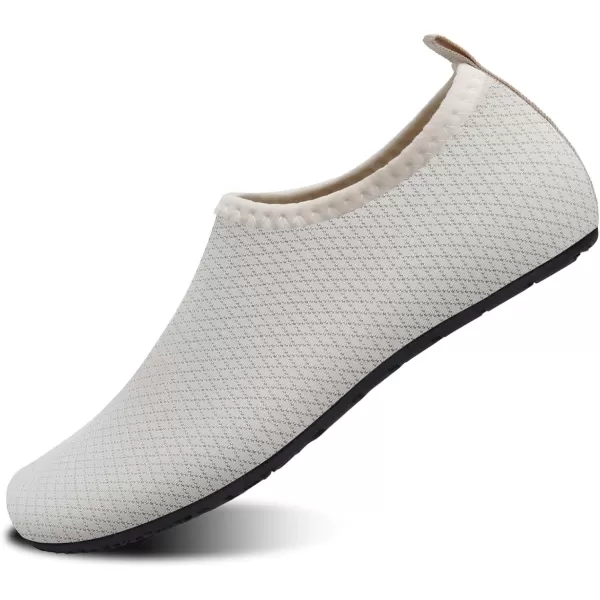 WateLves Water Shoes for Womens Mens Barefoot Quick-Dry Aqua Socks for Beach Swim Surf Yoga Exercise New Translucent Color Soles