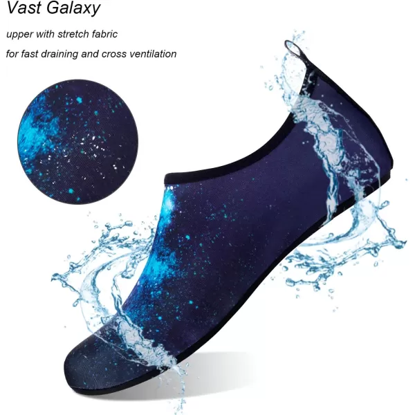 WateLves Water Shoes for Womens Mens Barefoot Quick-Dry Aqua Socks for Beach Swim Surf Yoga Exercise New Translucent Color Soles