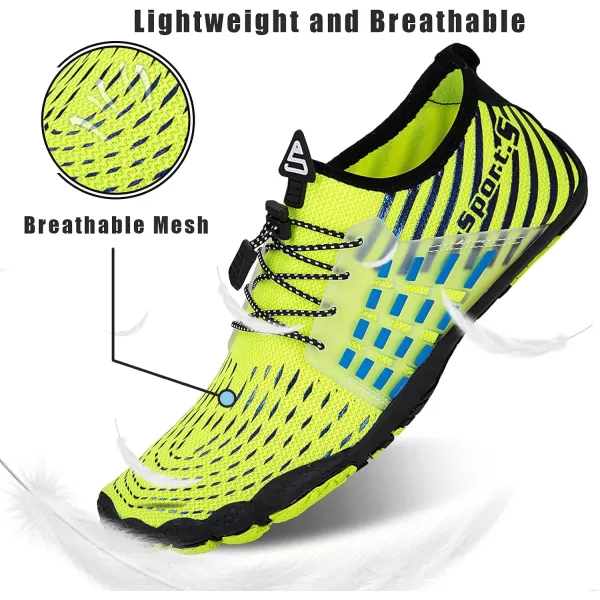 Water Shoes Mens Womens Beach Swim Shoes Quick-Dry Aqua Socks Pool Shoes for Surf Yoga Water Aerobics