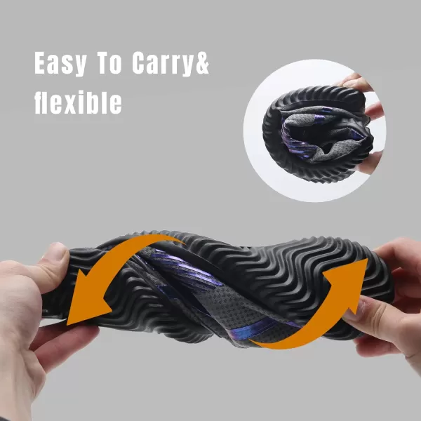 Water Shoes Mens Womens Beach Swim Shoes Quick-Dry Aqua Socks Pool Shoes for Surf Yoga Water Aerobics