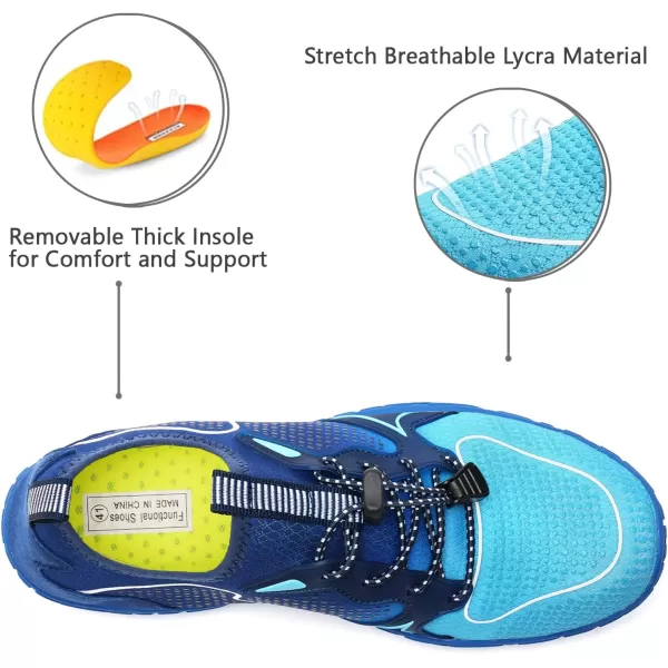 Water Shoes Mens Womens Beach Swim Shoes Quick-Dry Aqua Socks Pool Shoes for Surf Yoga Water Aerobics