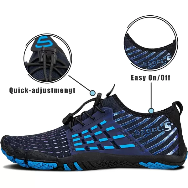 Water Shoes Mens Womens Beach Swim Shoes Quick-Dry Aqua Socks Pool Shoes for Surf Yoga Water Aerobics