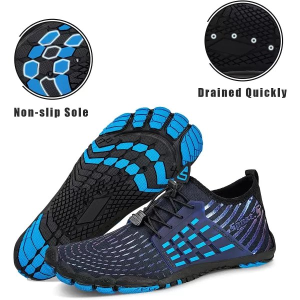 Water Shoes Mens Womens Beach Swim Shoes Quick-Dry Aqua Socks Pool Shoes for Surf Yoga Water Aerobics