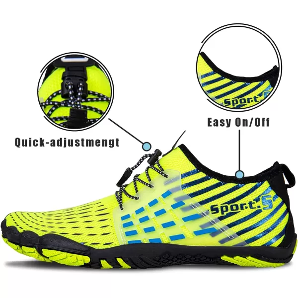 Water Shoes Mens Womens Beach Swim Shoes Quick-Dry Aqua Socks Pool Shoes for Surf Yoga Water Aerobics