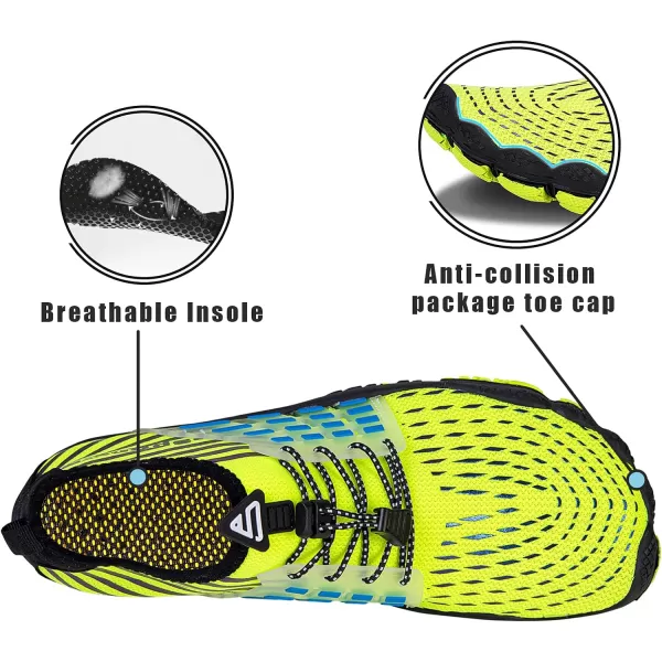 Water Shoes Mens Womens Beach Swim Shoes Quick-Dry Aqua Socks Pool Shoes for Surf Yoga Water Aerobics