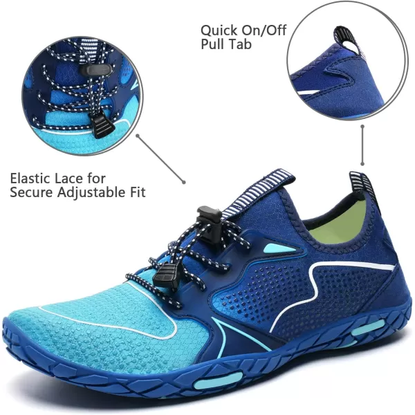 Water Shoes Mens Womens Beach Swim Shoes Quick-Dry Aqua Socks Pool Shoes for Surf Yoga Water Aerobics