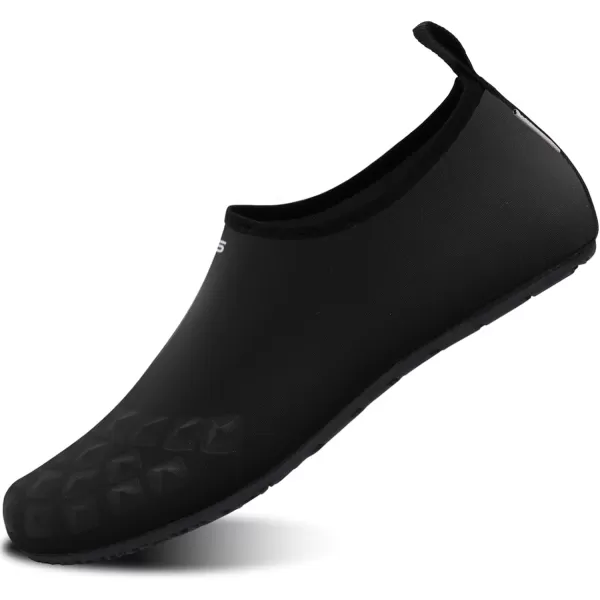 WateLves Water Shoes for Womens Mens Barefoot Quick-Dry Aqua Socks for Beach Swim Surf Yoga Exercise New Translucent Color Soles