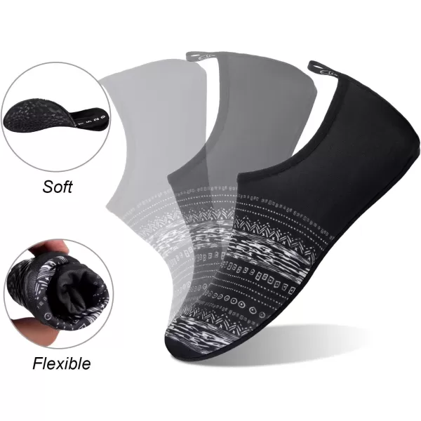 WateLves Water Shoes for Womens Mens Barefoot Quick-Dry Aqua Socks for Beach Swim Surf Yoga Exercise New Translucent Color Soles