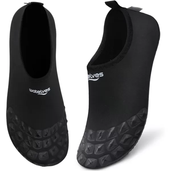 WateLves Water Shoes for Womens Mens Barefoot Quick-Dry Aqua Socks for Beach Swim Surf Yoga Exercise New Translucent Color Soles
