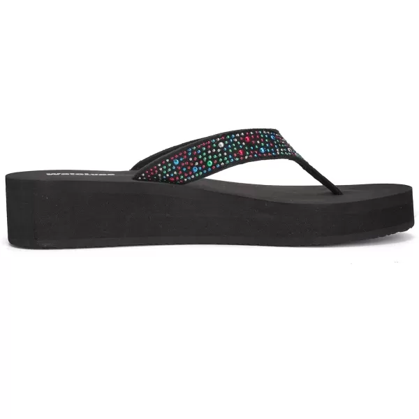 WateLves Womens-Flip-Flops-Thong-Sandals-Beach-Shoes Light and Comfortable for Vacation Walking-Bathroom-Pool