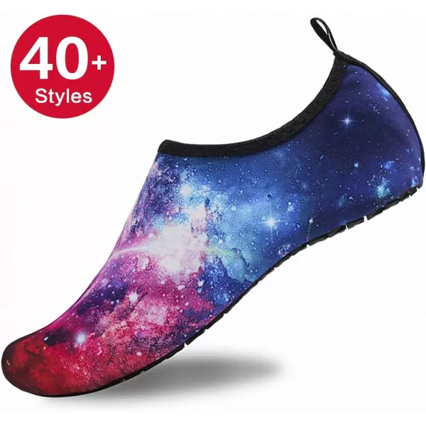 WateLves Womens and Mens Kids Water Shoes Barefoot Quick-Dry Aqua Socks for Beach Swim Surf Yoga Exercise