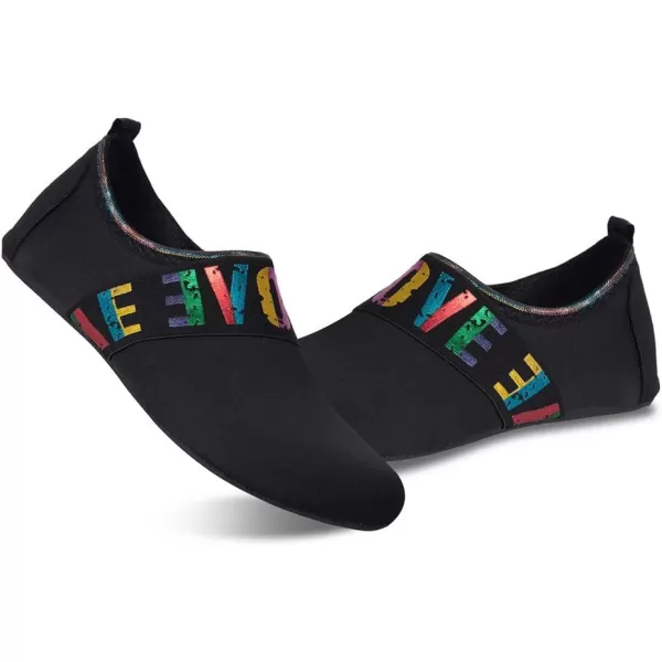WateLves Womens and Mens Kids Water Shoes Barefoot Quick-Dry Aqua Socks for Beach Swim Surf Yoga Exercise