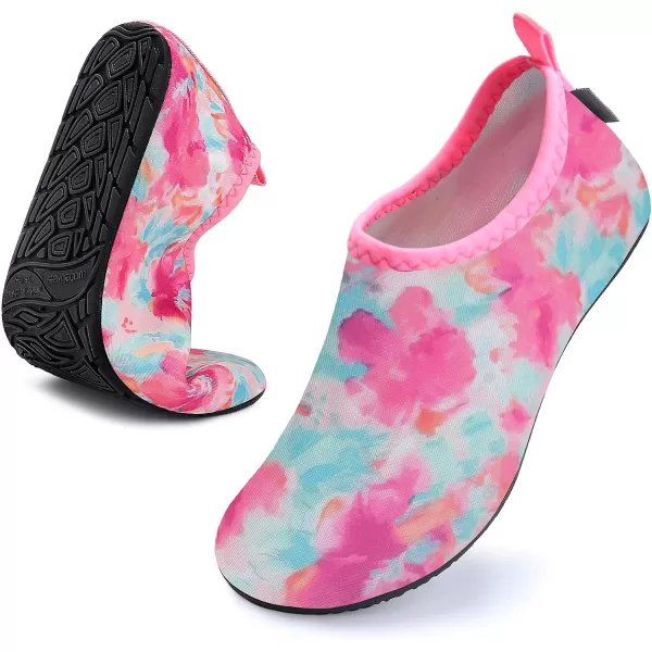 WateLves Womens and Mens Kids Water Shoes Barefoot Quick-Dry Aqua Socks for Beach Swim Surf Yoga Exercise