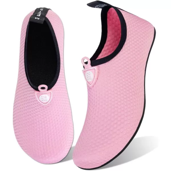 WateLves Water Shoes for Womens Mens Barefoot Quick-Dry Aqua Socks for Beach Swim Surf Yoga Exercise New Translucent Color Soles