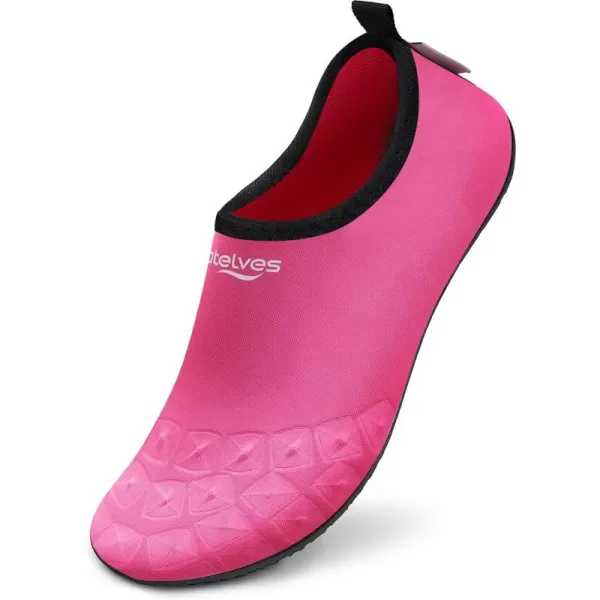 WateLves Water Shoes for Womens Mens Barefoot Quick-Dry Aqua Socks for Beach Swim Surf Yoga Exercise New Translucent Color Soles