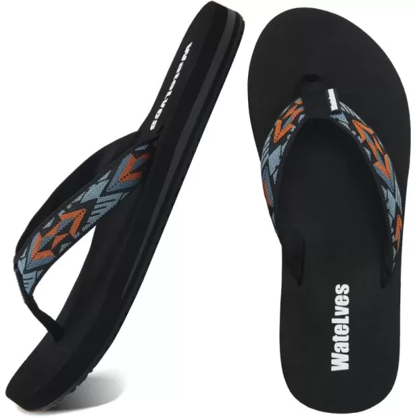 WateLves Womens-Flip-Flops-Thong-Sandals-Beach-Shoes Light and Comfortable for Vacation Walking-Bathroom-Pool