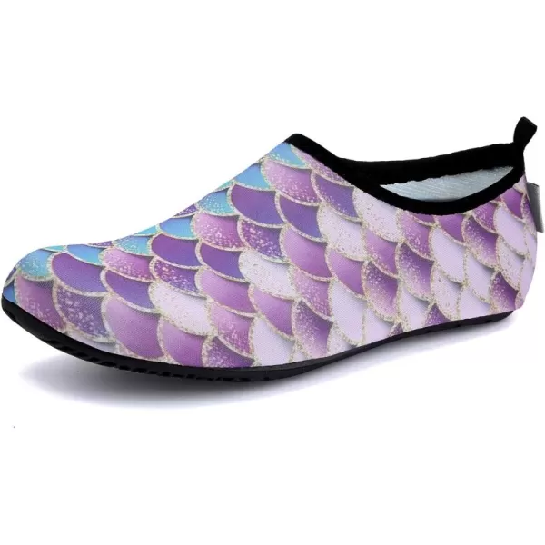 WateLves Womens and Mens Kids Water Shoes Barefoot Quick-Dry Aqua Socks for Beach Swim Surf Yoga Exercise