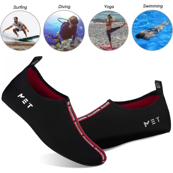 WateLves Water Shoes for Womens Mens Barefoot Quick-Dry Aqua Socks for Beach Swim Surf Yoga Exercise New Translucent Color Soles