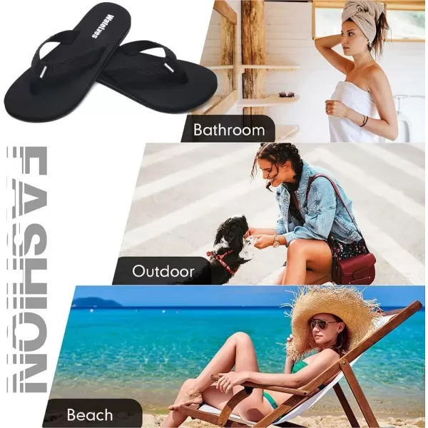 WateLves Womens-Flip-Flops-Thong-Sandals-Beach-Shoes Light and Comfortable for Vacation Walking-Bathroom-Pool